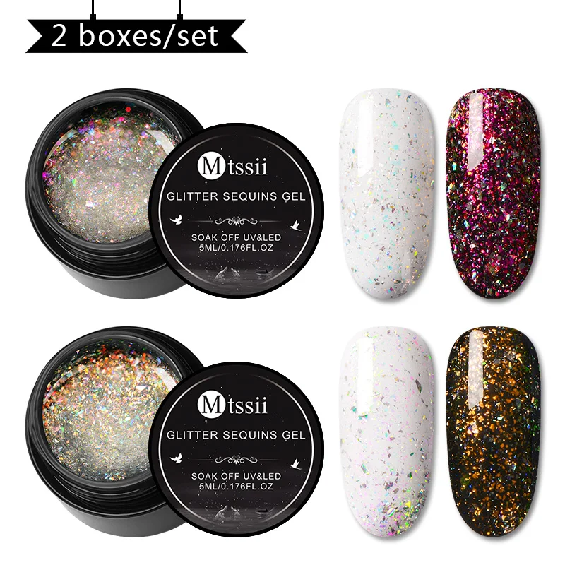 Mtssii блеск для губ Хамелеон Гель-лак UV Soak Off Nail Art Лак Стойкий цвет покрытие живопись гель 5 мл гель для ногтей с блестками лак