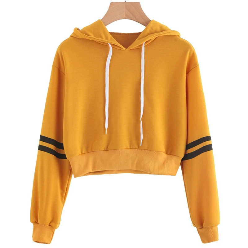 

2018 Popular Style Female Sexy Exposed Umbilical Hole Design Hooded Lips Letter Printed Long-sleeved Hoodie Sexy Ladies Clothing