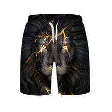 KLV/стильный и модный дизайн Для Мужчин's летняя Повседневное плюс Размеры 3D печатных короткие пляжные шорты Для мужчин s Купальные Плавки# A35