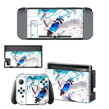 

Anime Lovely Girl Hatsune Miku Decal Skin Game Sticker For Nintend Switch NS NX Console & Joy-con Controller Gamepad Stickers