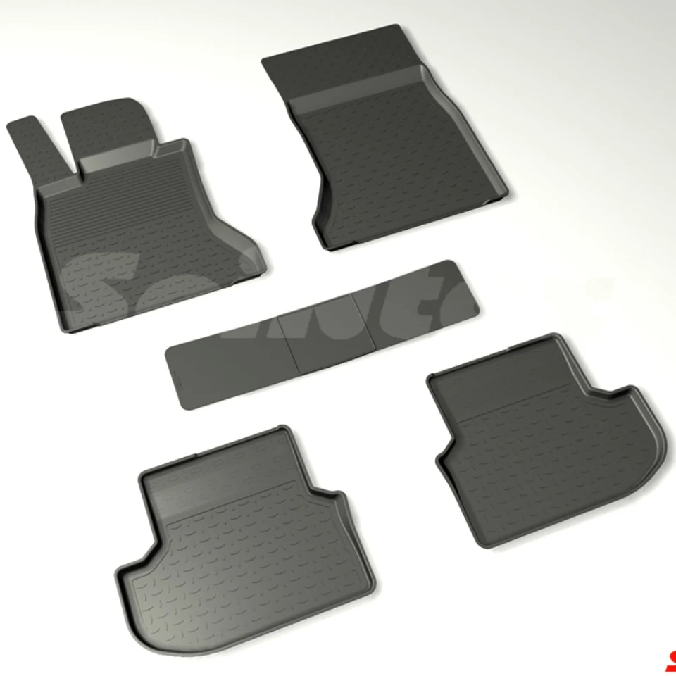 For BMW 5 Series F10 2013 2016 rubber floor mats into saloon 5 pcs/set