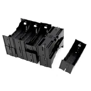 

10Pcs Plastic Single 26650 Battery Holder Case Storage Box Black