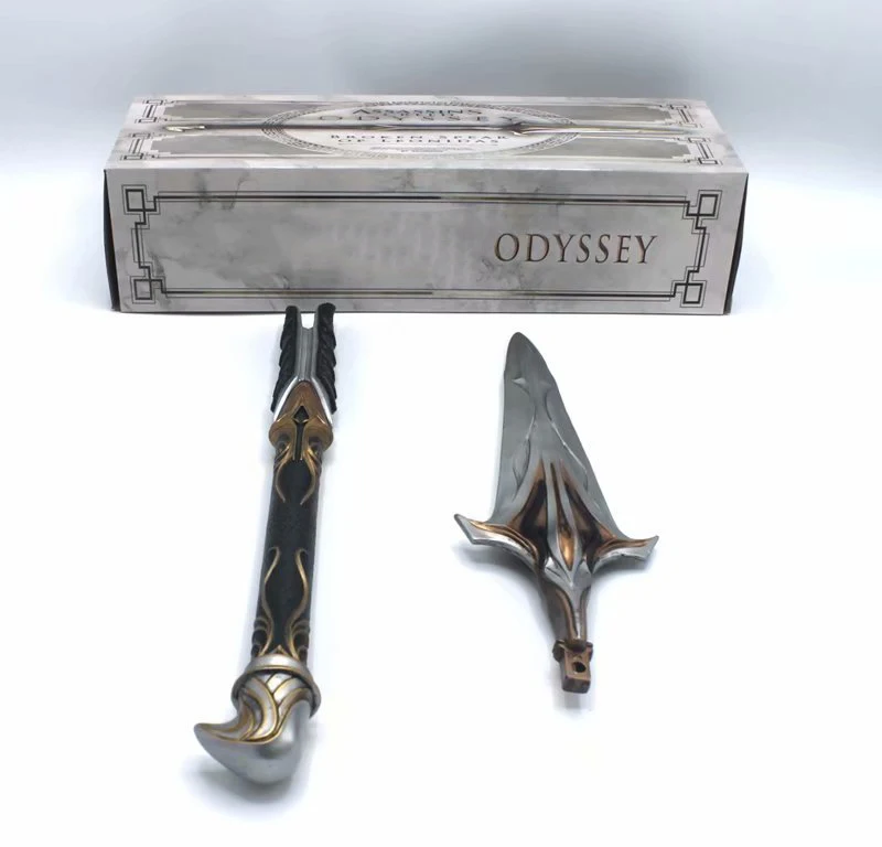 9th generation Assassin Sleeve arrow Odyssey Leonidas Spear sword figure model - Color: with box