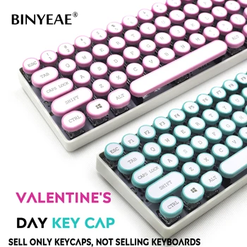 

104-Key Retro Steam Punk Typewriter PBT Backlight Keycap ANSI Layout Key Caps for Cherry MX Mechanical Gaming Keyboard