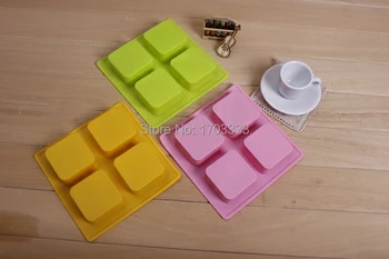 

customized soap mold 6.6 * 6.6 * 3cm cubes surface curved design cake baking molds pastry moulds wholesale #TCS-01