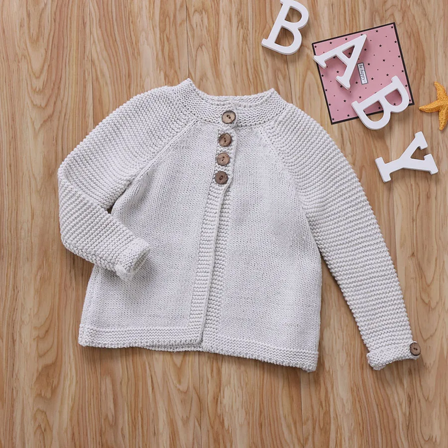 Милый детский свитер-накидка для маленьких девочек, трикотажное пальто, одежда, хит
