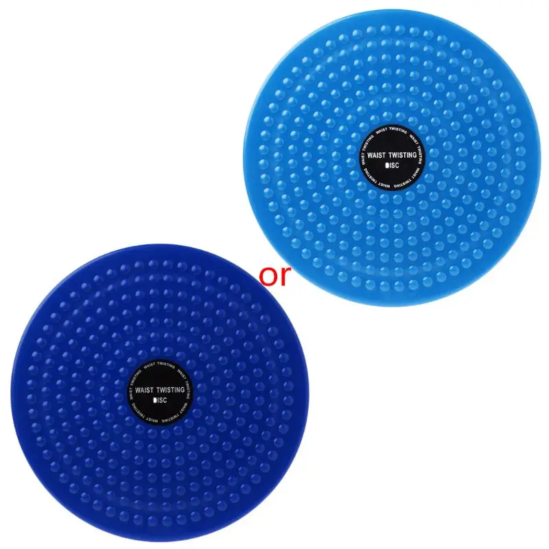 Твист талии диск доска бодибилдинг фитнес тонкая вращающаяся пластина тренировочный снаряд - Цвет: Синий