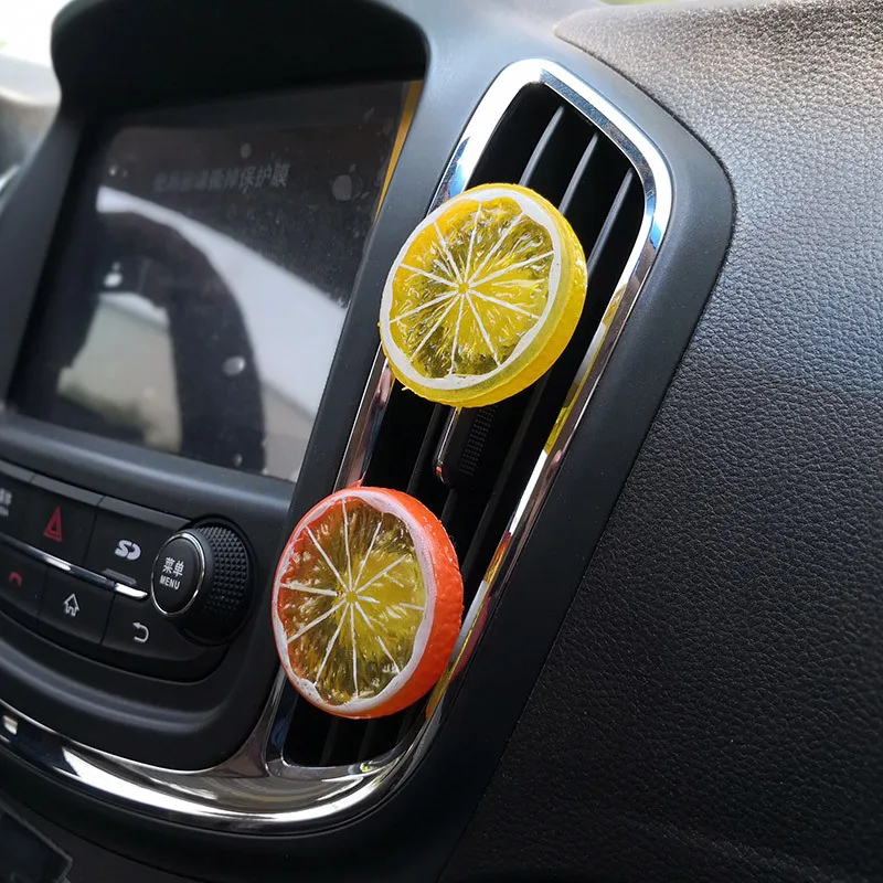 В форме лимона автомобиля Кондиционер Вентиляционный зажим сплошная аромат автомобиля экспорт аромат, тюнинг автомобилей аксессуары для интерьера