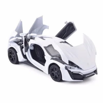 Fast And Furious Lykan Hypersport Alloy Cars Models Four Color Metal Cars Collection Toys For Children Diecasts & Toy Vehicles-w