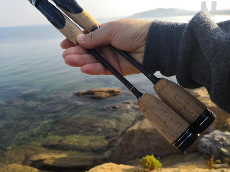 Cabo de Madeira Vara de Pesca Vara de Carbono de Energia Promoção! 1.8 m Lure Rod Spinning Ultra Light 2 6g Peso Isca Linha 3 7lb Pesar ul 20 Promoção! 1.68 m de madeira lidar com