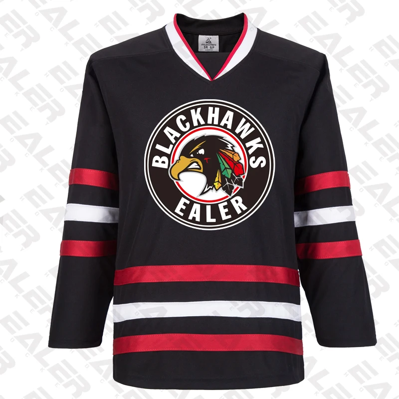 Coldoutdoor free shipping Chicago ice hockey jersey s Breathable Quick Dry in stock E031 fighting sioux cheap