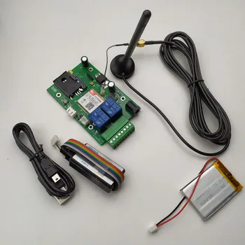 

HUOBEI RTU5015Plus GSM Remote Door Access Controller for Gate Opener with Optional rechargeable battery for power off alarm