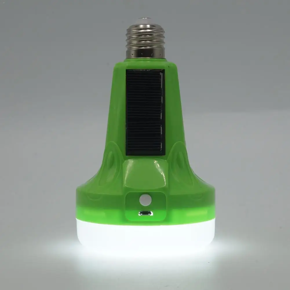 12W 18W Portable Solar Powered Rechargeable LED Flashlight Outdoor