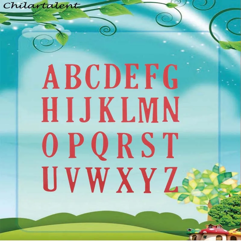 26 шт./компл. Большие буквы алфавита металлический Трафаретный вырубной Штамп для DIY Скрапбукинг фотоальбом тиснение изготовление бумажных карточек для декора