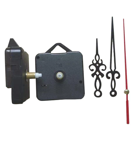 

1 set Vintage Professional Quartz Clock Mechanism Movement Repair Replacing Part Kit DIY Tool Mute Black Hollow Hands