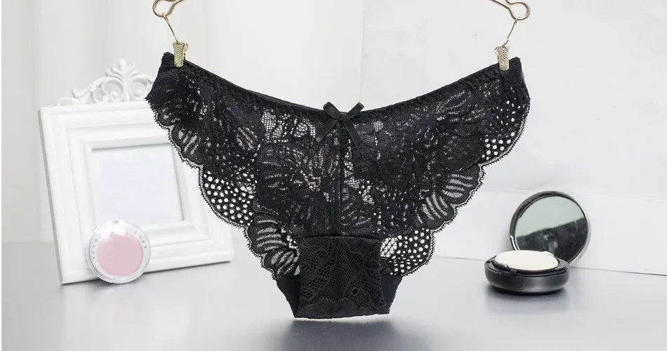 Women Sexy Lace Panties Women's Low Waist Cotton Briefs Underwear G-Strings Thongs Tangas Ladys Exotic Lingeries Intimates 23