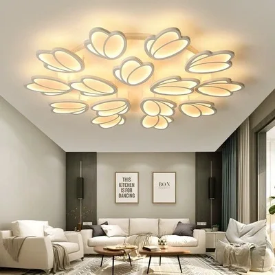 

Simple modern high-grade LED hall ceiling lamp Atmospheric household Nordic bedroom lamp Romantic warm living room lamps
