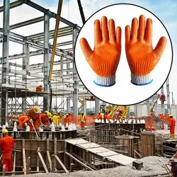 1 пара антистатические защитные рабочие перчатки защита пальцев противоскользящие ПУ покрытие ладонь покрытие противоскользящие