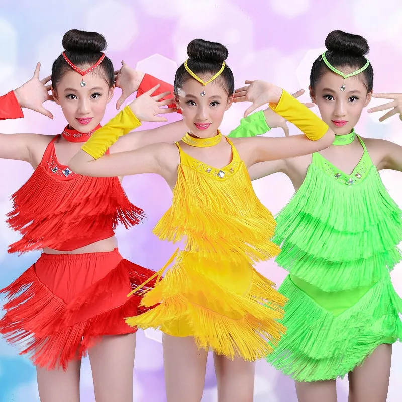 Girls Latin Dance Dresses In Children's Dancewear - UK