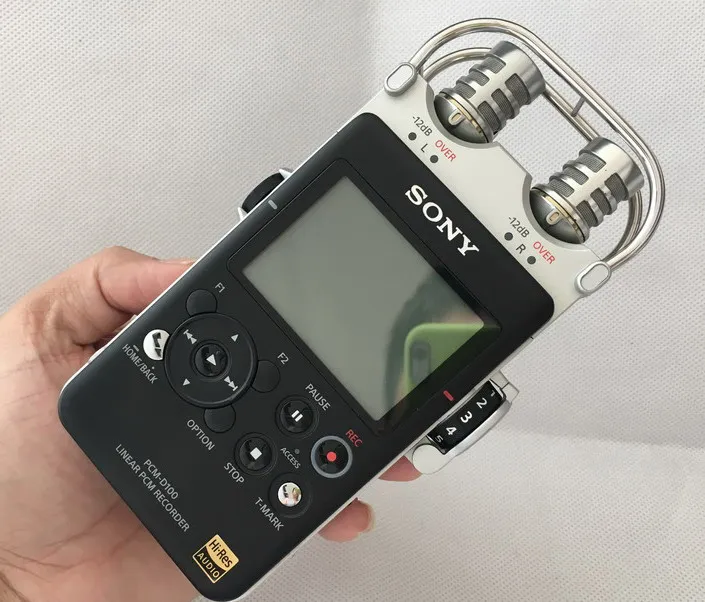 Б/у Sony PCM D100 Портативный Аудио/диктофон с высоким разрешением 100% хорошо