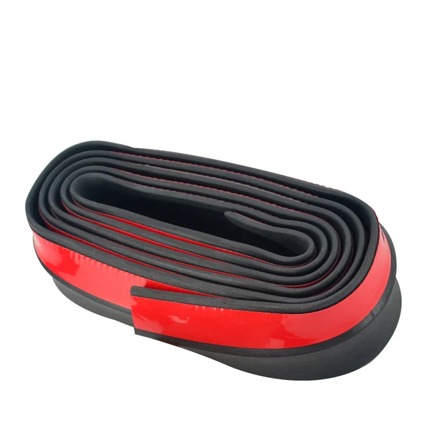 Pegatinas para labio de coche de 2,5 M, parachoques delantero de coche, protectores de goma para parachoques de coche, molduras exteriores para parachoques, tira de labios de 65mm de ancho Pegatinas para labio de coche de 2,5 M, parachoques delantero de coche, protectores de goma para parachoques de coche, molduras exteriores para parachoques, tira de labios de 65mm de ancho