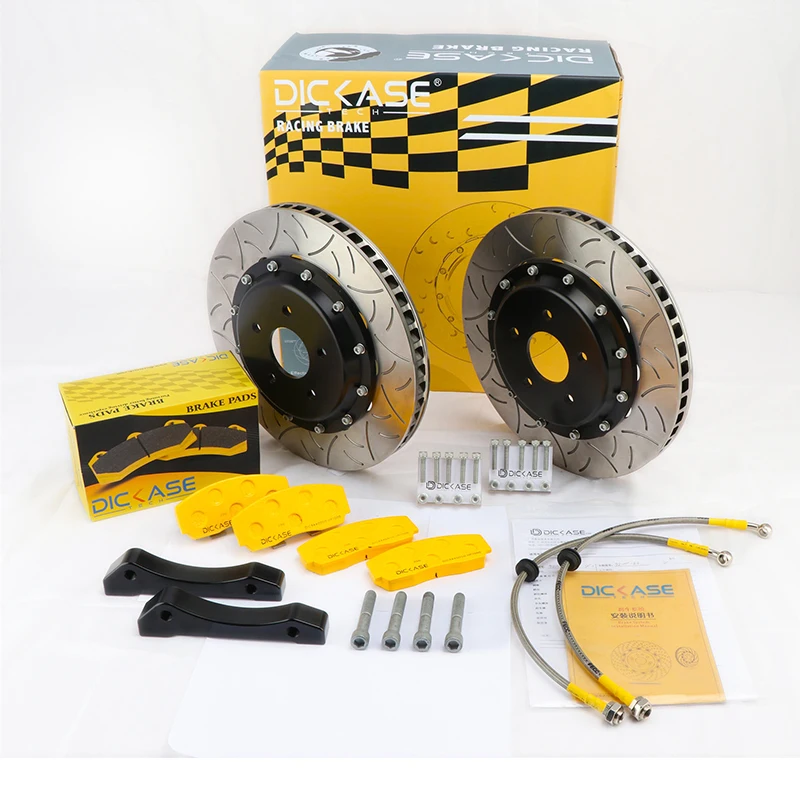 Accesorios de coche dragon ranurado diseño frenos de disco Electroplate rotores para Peugeot 407 sistema de freno delantero