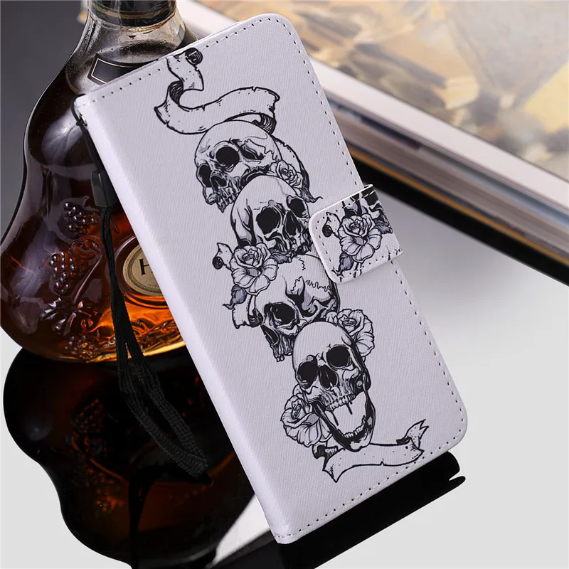 A50 Leather Case on for Pouzdro Samsung Galaxy A50 A30 A70 Cover for Samsung A40 A20 A30 Coque Cartoon Wallet Flip Phone Case