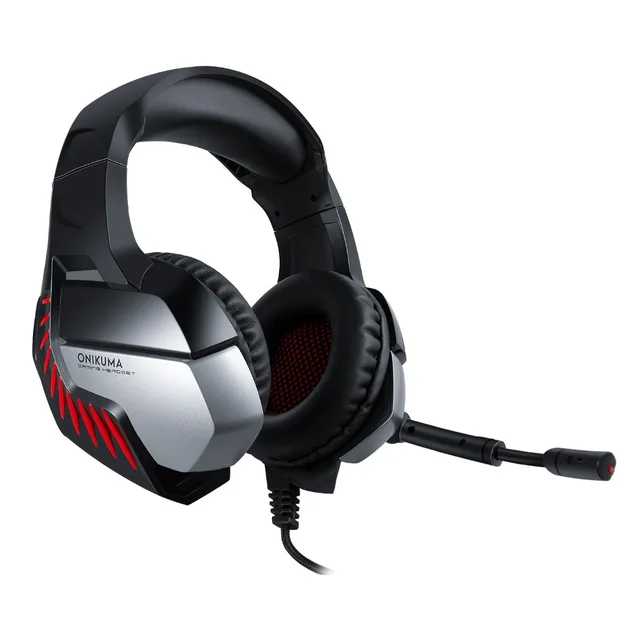 ONIKUMA K5 Pro Gaming Headset PS4 Wired Stereo Game Headphones casque with Microphone LED Lights for PC Laptop Tablet Xbox One AliExpress