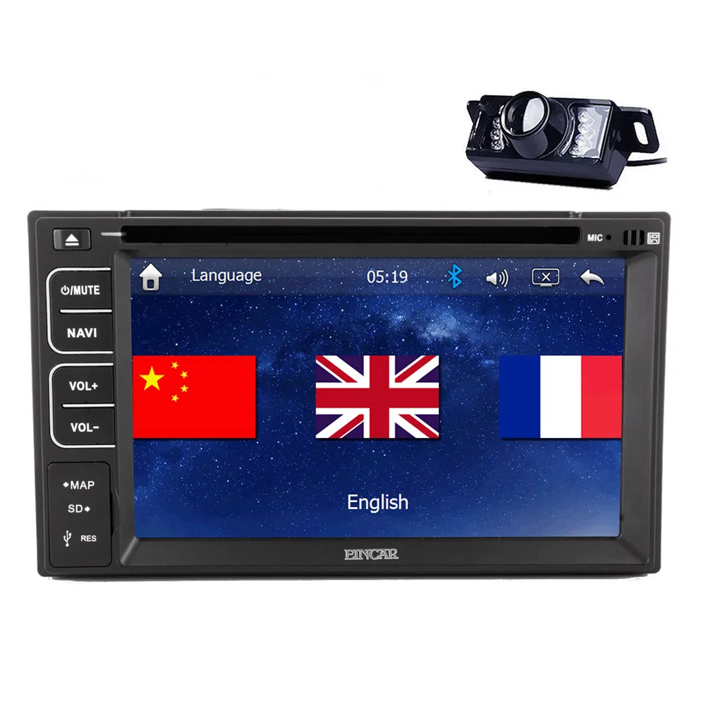 Clearance Navigation MP4 Head Unit Audio Touchscreen System Map Stereo Steering Wheel MP5 Music Car DVD Player CD GPS Auto Radio 10