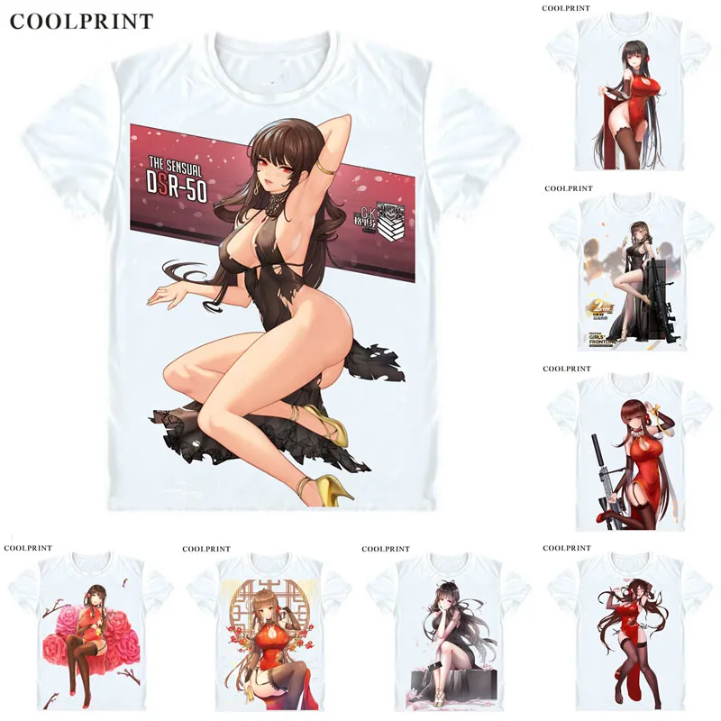 DSR-50 игровая футболка для девочек первая линия Doujinshi аниме пользовательские