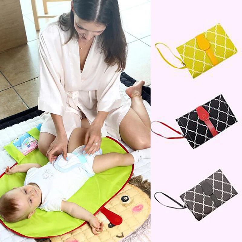 

Portable Baby Changing Pad Mat Waterproof Diapers Pad Travel Table Folding Changing Station Kit Diaper Clutch Care Products