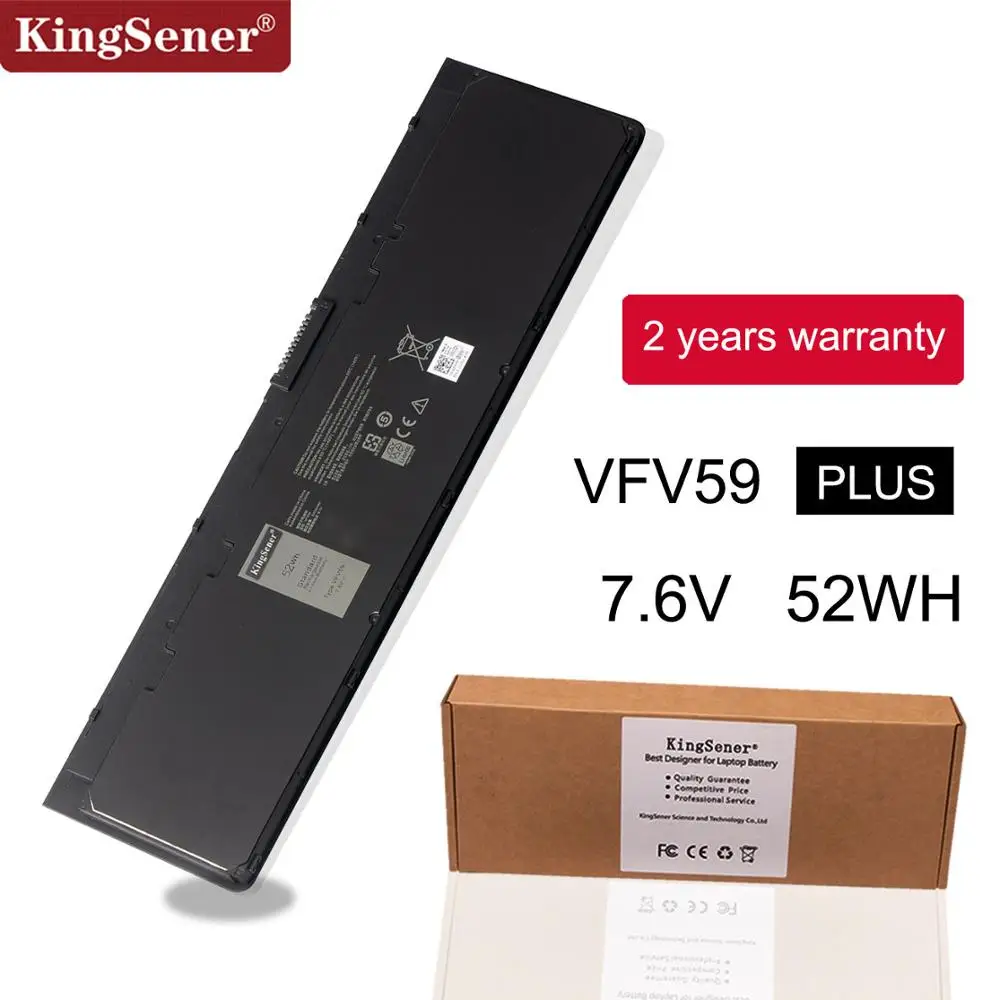 KingSener Новый VFV59 ноутбука Батарея для DELL Latitude E7240 E7250 W57CV 0W57CV WD52H GVD76 VFV59 7,4 V 52WH бесплатная гарантия 2 года