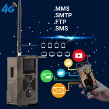 SUNTEKCAM Hunting Wildlife Photo Video Tracking Camera 4G Surveillance Trail Cameras HC-550LTE 4G Email MMS SMS IR Camera Trap