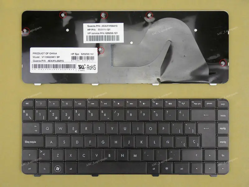 New Sp Spanish Teclado Keyboard For Hp G42 Compaq Presario Cq42 G42 Series Black Keyboard For Hp Hp G42 Keyboardcompaq Presario Keyboard Aliexpress