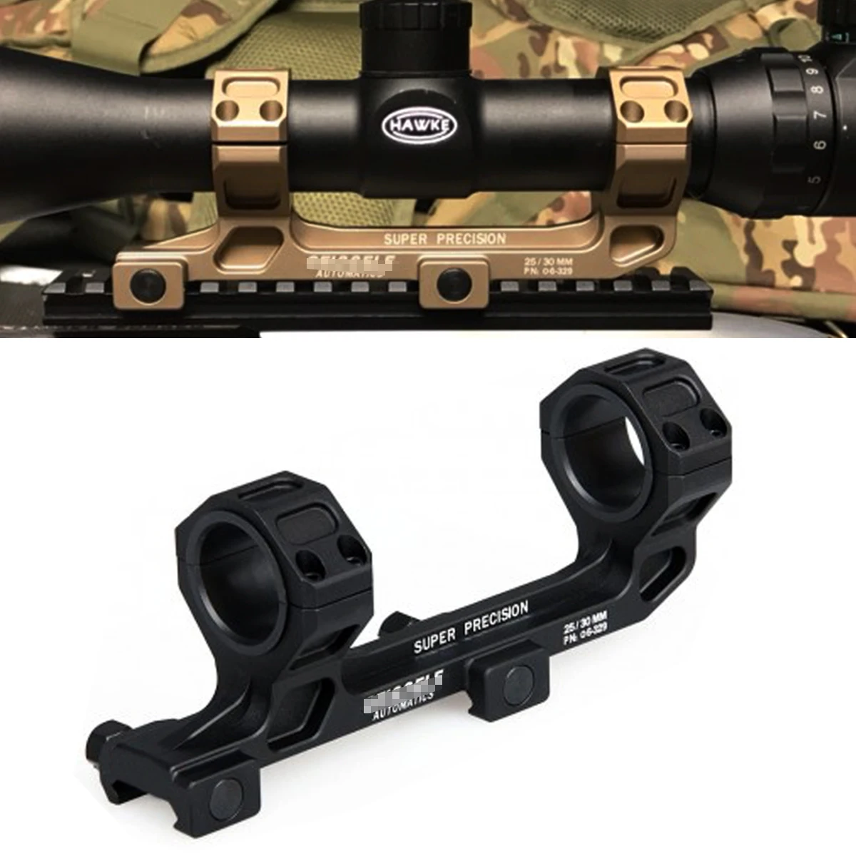 التكتيكية GE اتمتة AR15 نطاق جبل ل البصرية البصر جبل 25.4 مللي متر/30 مللي متر خواتم بندقية Riflescope جبل لا فقاعة مستوى ل 20 مللي متر السكك الحديدية