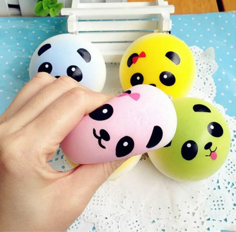Mskwee 4 см Мягкая сжимаемая медленно поднимающаяся гигантская панда игрушка