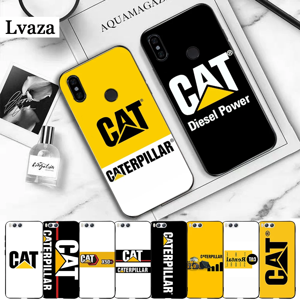 

Lavaza Caterpillar logo New Arrived Silicone Case for Xiaomi MI 6 8 9 SE Max 3 Lite F1 A1 A2 5X 6X Mix 2S A3 Pro 9T CC9 CC9E