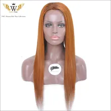 5A 150 Density Ombre Brazilian Straight Human Hair Full Lace Wigs Virgin Lace Front Wig Human Hair Silky Long Straight Lace Wigs