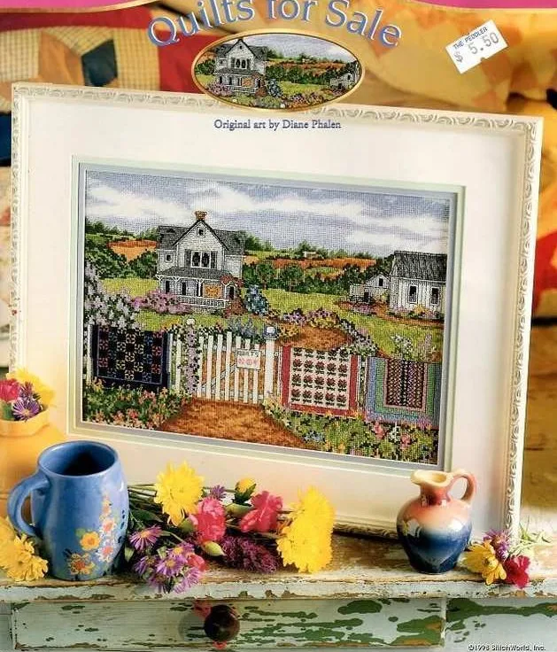 CS-1009 cross stitch kit beautiful house home villa cottage.jpg