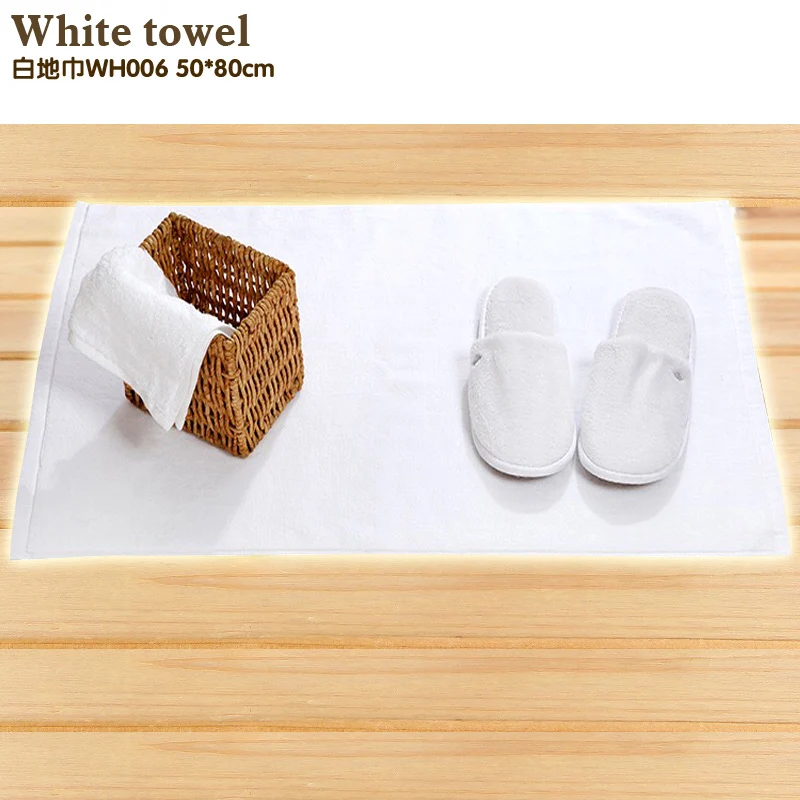 350กรัมสีขาวผ้าฝ้ายผ้าขนหนูดูดซับผ้าขนหนูสีขาวเสื่อสะอาดผ้าฝ้ายผ้าขนหนูสุภาพสตรีโรงแรมผ... | 32800682241_tr