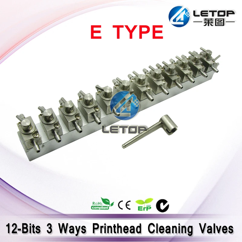12-Bits  3 Ways Printhead Cleaning Valves