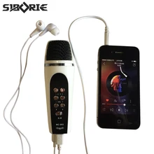 Professionnel microphone pour l’enregistrement vidéo guitare chant d’enregistrement pour pc/smartphone/téléphone portable/iPhone, microphone à condensateur MC093
