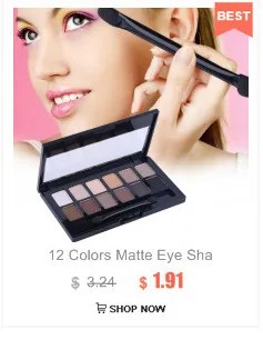 the Nudes 12 Colors Pro Matte Eye Shadow Cosmetic Make Up Set Naked Pallete Eyeshadow Palette Brighten