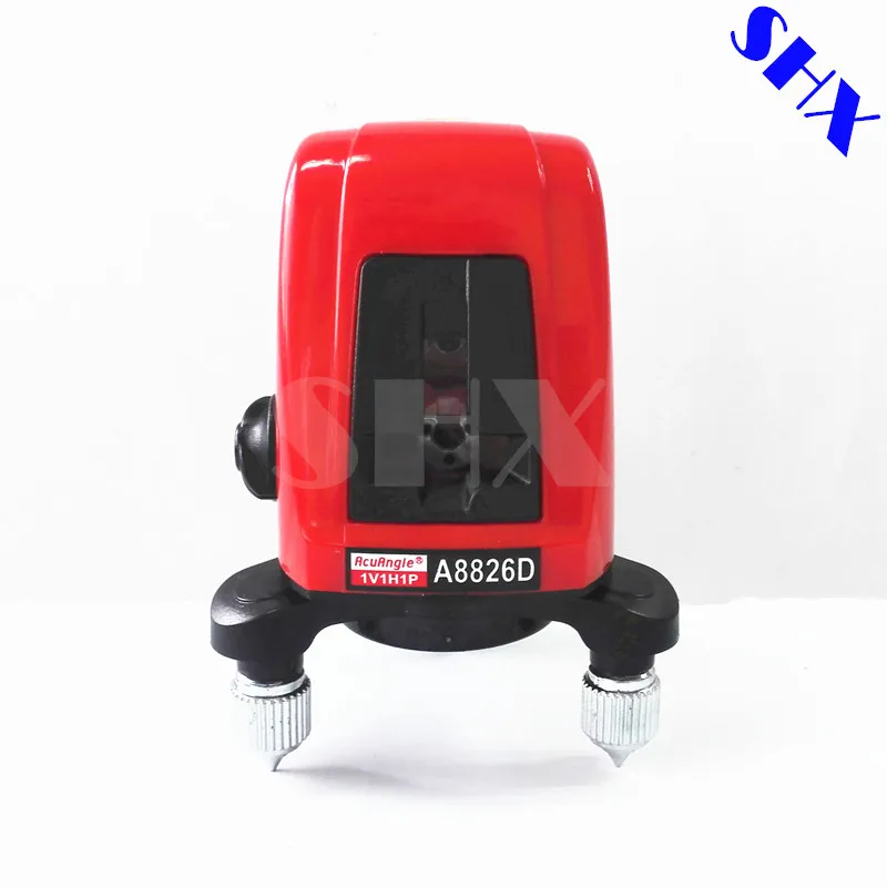

Free shipping Hot Sale A8826D 360 Degree Self-Leveling Cross Laser Level 1V1H Red 2 Line 1 Point