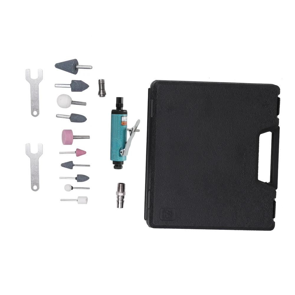 16pcs Metal Engraving Polishing Machine Air Die Grinder Kit Grinding