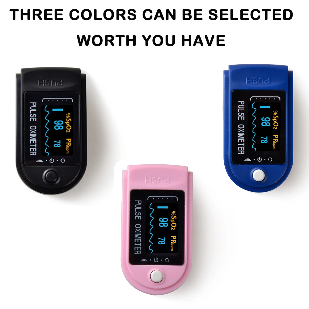 

Digital Fingertip Oximeter Spo2 PR Monitor Blood Oxygen Pulse Oximeter Finger Pulse Oximeter Oximetro de dedo
