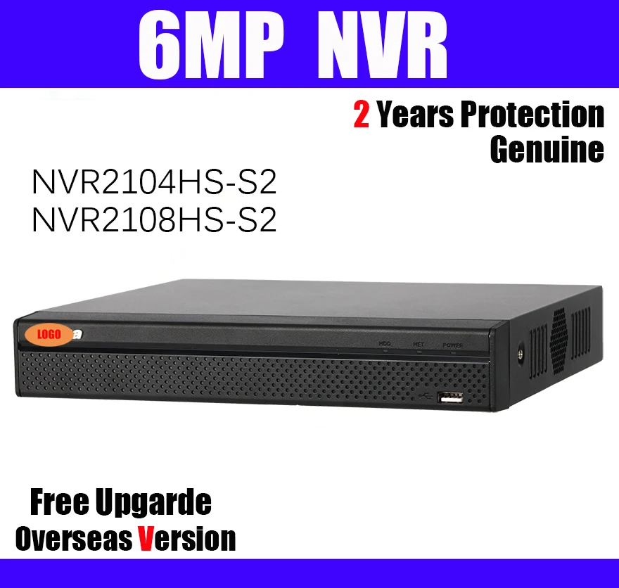 Оригинальный Сетевой видеорегистратор 6MP NVR Φ H.264 + 4CH 8CH Compact 1U Lite|network video recorder|nvr 4chpoe