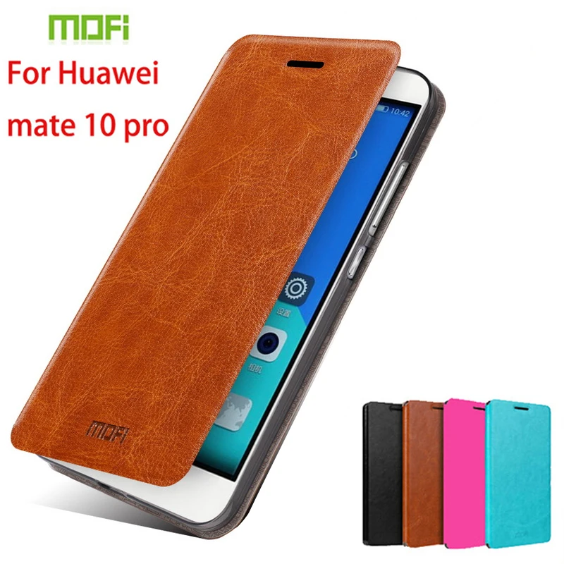 

M Mofi For Huawei Mate 10 Pro 6.0" Case Luxury Flip Leather Stand Case For Huawei Mate 10 Pro Book Style Phone Cover