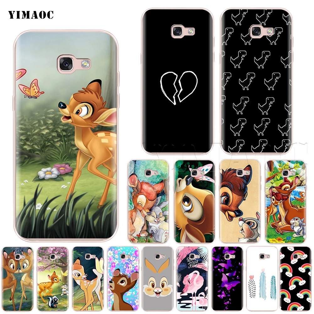 

YIMAOC Thumper Bambi Silicone Case for Samsung Galaxy S7 S8 S9 Edge Plus J3 J5 J7 A5 A6 A8 Note 8 9