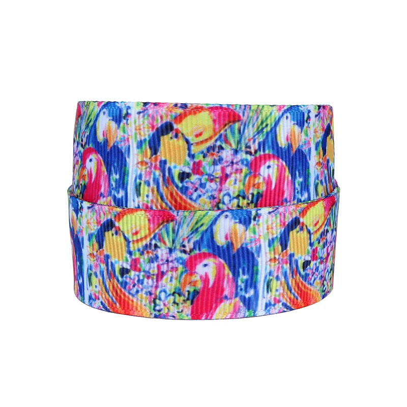 

FLRA Ribbon Flora ribbons colorful birds printed cheer ribbon